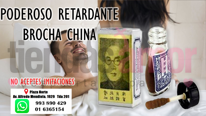 DURA MÁS EN LA CAMA CON LA BROCHA CHINA RETARDANTE